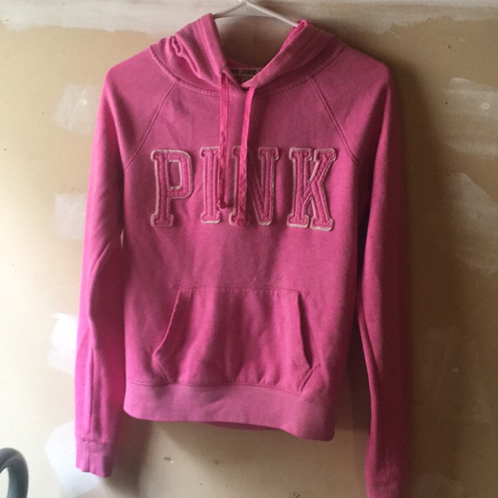 Vs pink hoodie size xsmall